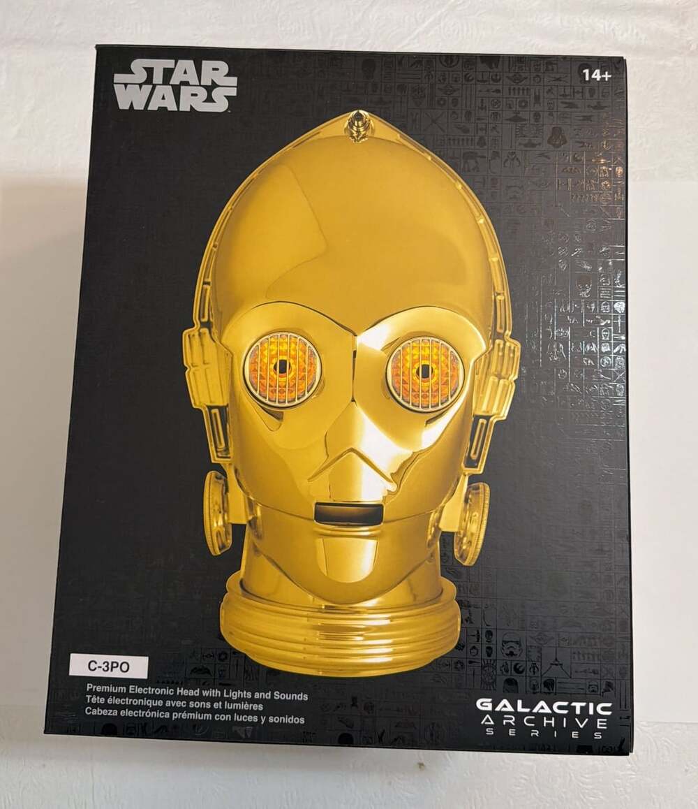 Star Wars Galaxys Edge C-3PO Premium Electronic Head Galactic Archive Series New